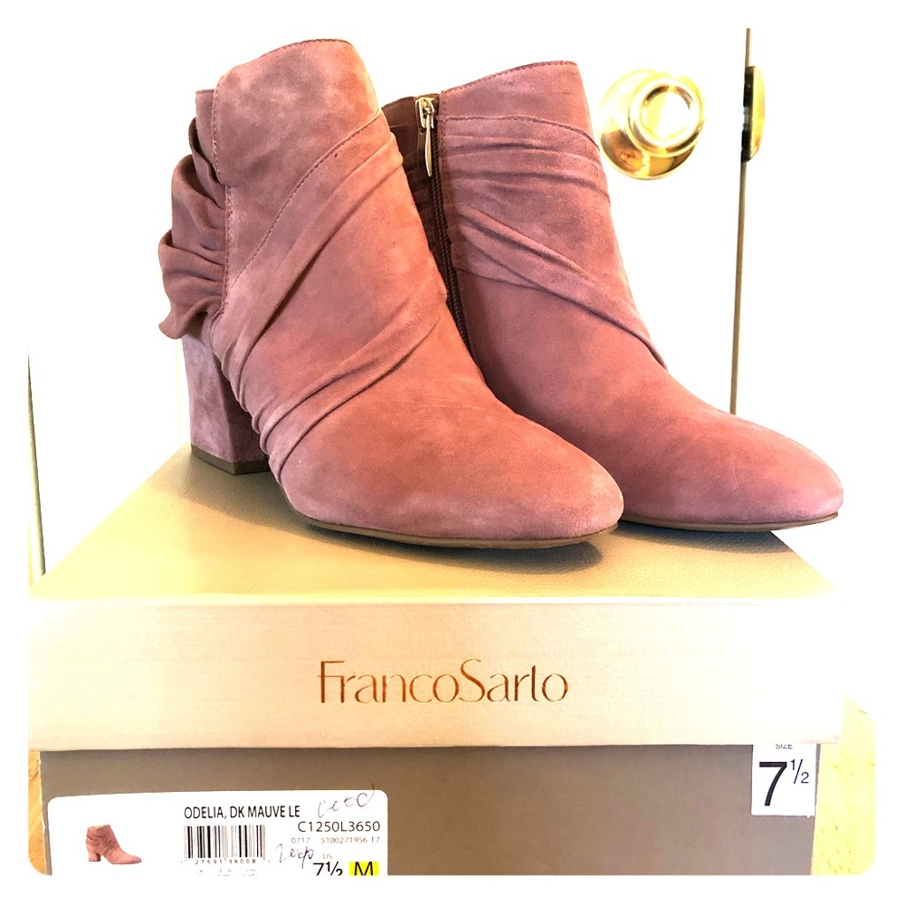 Franco Sarto Odelia, Size 7.5, Dusty Mauve